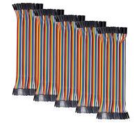 AZDelivery 5 x Jumper Wire Cables de Puente 40 Piezas F2M Pines Macho Hembra Breadboard Compatible con Arduino y Raspberry Pi Incluido un E-Book!