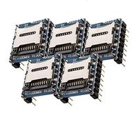 AZDelivery 5 x WTV020 Reproductor MP3 con Lector de Tarjetas MicroSD Modulo Audio Compatible con Arduino con E-Book Incluido!