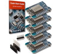 AZDelivery D1 Mini NodeMcu WiFi con ESP8266-12F CH340G Modulo WLAN Lua Compatible con Arduino con E-Book Incluido!