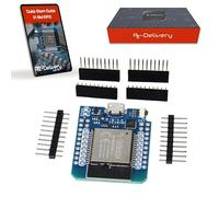 AZDelivery ESP32 D1 Mini NodeMCU WiFi Módulo + Bluetooth Placa de Desarrollo de Internet de Las Cosas Compatible con Arduino con E-Book Incluido!