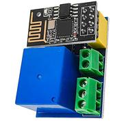 AZDelivery ESP8266-01S ESP-01S Módulo WiFi WLAN 5V con Relay Adaptador (sucesor de ESP01) Compatible con Arduino con E-Book Incluido!