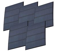 AZDelivery Kit de 5 módulos polisilicio, mini panel solar 5V 1,5W, sistema celular portátil para cargar baterías y teléfonos móviles encapsulados