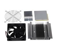 AZDelivery Kit de refrigeración Peltier - disipador de calor y ventilador 12 V - aluminio, 12 V, accesorios