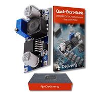 AZDelivery LM2596S DC-DC Adaptador de Corriente Modulo Step Down Compatible con Arduino con E-Book Incluido!