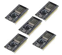 AZDelivery Lote de 5 módulos WiFi ESP32 NodeMCU - Tarjeta de desarrollo C con puerto CP2102 y USB-C - ESP 32 ESP32 Wroom 32 - Compatible con Arduino y libro electrónico incluido