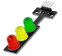 AZDelivery Mini Semaforo LED Modulo de Pantalla DIY Creativo Bricolaje 3.3-5V 8MM Compatible con Arduino con E-Book Incluido!