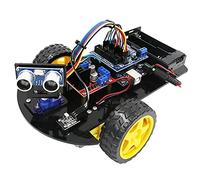 AZDelivery Robot Inteligente de Seguimiento 2WD Kit DIY Aprendizaje de Coche Robot Inteligente 2wd Módulo de Sensor Ultrasónico Control Remoto Infrarrojo Starter Kitcon E-Book Incluido!