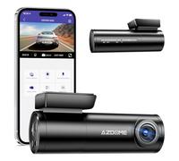 AZDOME 1296P Mini Dash CAM for Car, Built-in WiFi & Voice Control Car Camera, Dashboard Camera Recorder with Super Night Vision Sony Sensor, 170° View Angle, Loop Recording, Parking Monitor (M300)