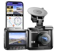 AZDOME GS63H Dashcam Cámara de Coche 4K 2160P con WiFi y GPS Grabadora Ultra HD Dash CAM de Gran Ángulo 170° con G-Sensor,Modo de Estacionamiento,Detección de Movimiento, Súper Visión Nocturna