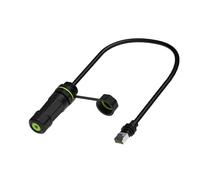 Azduou Adaptador Ethernet impermeable para Starlink Gen 3 y Starlink Mini, adaptador de extensión de cable Starlink Gen 3, acoplador Starlink estándar a RJ45 para Starlink V3/Mini Dish y router (1