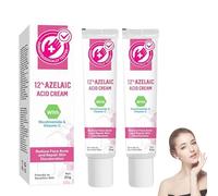 Azelaic Acid 12% Face Serum,Acido Azelaico Crema,Tratamiento Facial Reduce las Manchas y Reduce el Enrojecimiento - con Ácido Salicilico - Todos Tipos del Piel - Anti acné (2PCS)