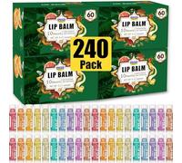 AZEN - 240 bálsamos labiales, bálsamo labial natural, producto para el cuidado de los labios, bálsamo labial hidratante para labios secos y agrietados