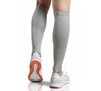 aZengear Mangas de Compresión para Pantorrillas Hombres y Mujeres, Medias Compresivas, Calcetines de Soporte para Deporte, Correr (S/M, Gris)