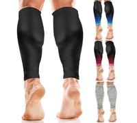 aZengear Mangas de Compresión para Pantorrillas Hombres y Mujeres, Medias Compresivas, Calcetines de Soporte para Deporte, Correr (XXL)