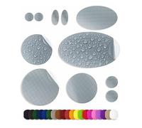 aZengear Parches de Reparación de Nylon de Autoadhesivo | Parche Impermeables para Chaqueta de Plumón, Tienda, Bolsa, Ropa, Reparar Agujeros (11 Piezas, plata)