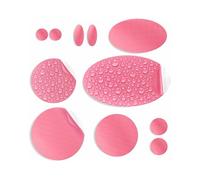 aZengear Parches de Reparación de Nylon de Autoadhesivo | Parche Impermeables para Chaqueta de Plumón, Tienda, Bolsa, Ropa, Reparar Agujeros (11 Piezas, rosa)