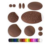 aZengear Parches de Reparación de Nylon de Autoadhesivo | Parche Impermeables para Chaqueta de Plumón, Tienda, Bolsa, Ropa, Reparar Agujeros (11 Piezas, marrón)