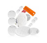 aZengear Parche de Reparación - Tela de Poliéster Impermeable, Autoadhesiva y Resistente a Desgarros, Frío y Calor para Plumas, Abrigos, Monos de Nieve, Zapatos, Tiendas, PVC (Transparente)