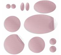 aZengear Parches de Reparación de Nylon de Autoadhesivo | Parche Impermeables para Chaqueta de Plumón, Tienda, Bolsa, Ropa, Reparar Agujeros (11 Piezas, Rosa Polvoriento)