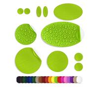 aZengear Parches de Reparación de Nylon de Autoadhesivo | Parche Impermeables para Chaqueta de Plumón, Tienda, Bolsa, Ropa, Reparar Agujeros (11 Piezas, Verde)