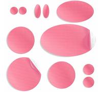 aZengear Parches de Reparación de Nylon de Autoadhesivo | Parche Impermeables para Chaqueta de Plumón, Tienda, Bolsa, Ropa, Reparar Agujeros (11 Piezas, rosa)