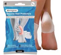 aZengear Protectores de talón de silicona (4 piezas) para zapatos, evita ampollas, talones agrietados, copas de cojín de gel suave, almohadillas, protectores de goma para hombres y mujeres
