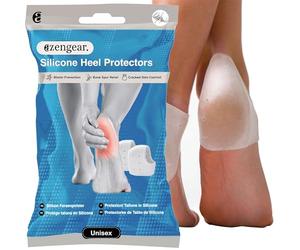 aZengear Protectores de talón de silicona (4 piezas) para zapatos, evita ampollas, talones agrietados, copas de cojín de gel suave, almohadillas, protectores de goma para hombres y mujeres