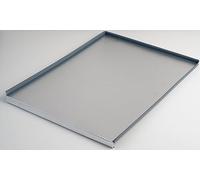 AZERODESIGN - Protector de Fondo para el Fregadero - Módulo 80 - Fondo de 58 cm y Tablero de 16 mm - Protege de la Humedad y la Corrosión - Elaborado en Lámina de Aluminio y Borde de Plástico