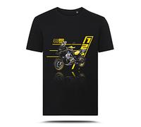 AZgraphishop Camiseta con gráfica R 1250 GS ADV 40th Anniversary Logo Style TS-BM-001, Negro , L