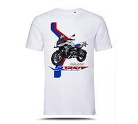 AZgraphishop Camiseta con gráfica R 1250 GS Rallye Moto Style TS-BM-048, Color blanco., L
