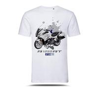 AZgraphishop Camiseta con gráfica R 1250 RT Option 719 Splatter Style TS-BM-059, Color blanco., XL