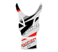 AZgraphishop Protector de depósito de resina 3D compatible con KTM 1290 Super Adventure S 2023 GP-900 (plata)