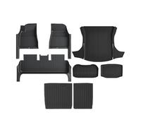 AZGSXBGA Alfombrilla Compatible con Tesla Modelo 3 Highlander 2024 2025, Alfombrillas Protectoras for Maletero, Revestimiento De Carga Delantero Y Trasero(SNFM-8PCS)