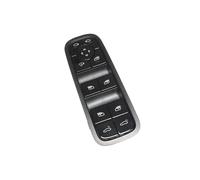 AZGSXBGA Elevalunas Compatible Con Modelo Mercedes Benz 2017-2024, Botón Delantero Izquierdo, Interruptor De Tijera De Vidrio Marca AE PV(Black2)