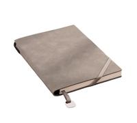 AZHKJKZH Bloc-Notes libreta Libreta A5 con Correa Elástica, Portalápices Y Libro De Actas De Reuniones Material Escolar(Grey)