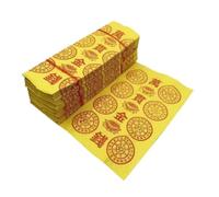 AZHKJKZH Dinero para ancestros Papel de Joss Papel Joss De Ancestor Money, Amarillo For Quemar, Dinero del Infierno para honrar a los ancestros(B,9 Bundles)