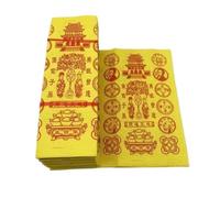 AZHKJKZH Dinero para ancestros Papel de Joss Papel Joss De Ancestor Money, Amarillo For Quemar, Dinero del Infierno para honrar a los ancestros(D,30 Bundles)