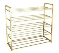 AZHKJKZH Mueble 5 Tier Metal Shoes Rack Storage Shelf Stackable 24-Pair Freestanding Stand Bdroom Footwear Organizer For Entryway Organizador Calzado