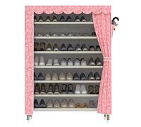 AZHKJKZH Mueble Torre De Zapatero 8 Niveles, Gabinete Organizador Almacenamiento Zapatos Portátil Armario Unidades Estante Pie con Cubierta Tela A Prueba Polvo for El Hogar Organizador Calzado(C)
