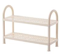 AZHKJKZH Mueble Zapatero De Plástico Multicapa, Estante Almacenamiento, Moderno Y Minimalista, para El Hogar, para Armario Estrecho, Entrada, Pasillo Organizador Calzado(2 Tiers)