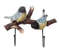 AZHKJKZH Perchero de Pared Perchero De Resina Para Pájaros, Gancho Pared Para Colgar Que Ahorra Espacio, Adecuado Para Abrigos, Bufandas, Bolsas, Toallas, Llaves Recibidores Entradas(C-2hooks)