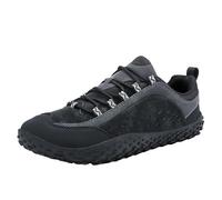 AZHKJKZH Uso Diario Zapatos deportivos de cuero con punta ancha for hombres y mujeres que buscan senderismo al aire libre Deporte Aire Libre(Black,41)
