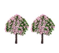 AZIDWERYQ 2 uds jardín de Hadas en Miniatura árbol Planta casa de muñecas en Miniatura Micro Paisaje DIY artesanía decoración de jardín decoración para casa de muñecas