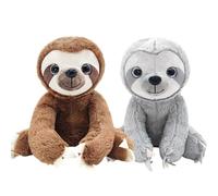 AZIDWERYQ 2 uds Perezoso Animal Relleno Brazos Largos Abrazando Juguetes de Peluche para aliviar la ansiedad/Calidez o decoración navideña de cumpleaños para niños
