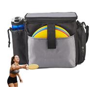 AZIDWERYQ Bolsa de Golf de Disco, Bolsas de Golf de Disco de poliéster Suave Impermeables, Bolsas portátiles y Ligeras para Hombres, Mochila Ajustable para Entrenamiento Principiante