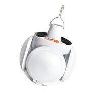 AZIDWERYQ Bombilla plegable luz Solar carga blanca LED Camping 300W recargable impermeable emergencia USB jardín lámpara brillante bombilla LED plegable