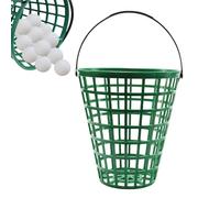 AZIDWERYQ Cesta para Pelotas de Golf, Cubo de plástico irrompible para Pelotas de Golf con asa, Contiene 100 Soportes para de Tenis, Accesorios para Clubes para Deportes al Aire Libre