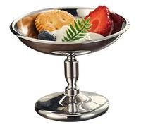 AZIDWERYQ Copa de helado, tazones de postres de acero inoxidable de 90 ml con base alta estable, tazas de postre fáciles de limpiar para tazones de helado de chaleco de gelatina de caramelo