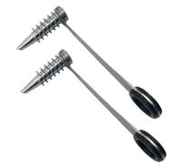 AZIDWERYQ Cortador en Espiral de Patatas, Multiusos, de Mano, de Acero Inoxidable, con Mango para Zanahoria, Pepino y más Patatas, 2 uds.