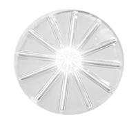 AZIDWERYQ Limpiador de batidor, Protector contra Salpicaduras de ABS de 5, 5 Pulgadas, Accesorios para batidora de 6 Hilos sin ensuciar para limpiaparabrisas de Cocina